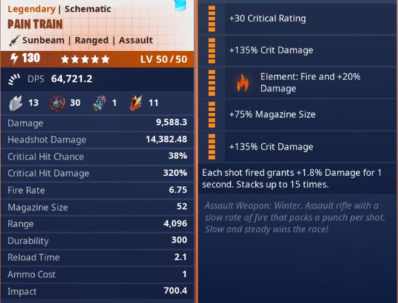 Pain Train Fire 5 Stars PL130 Max Perks 02.jpg