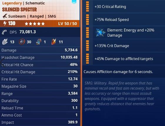 Silenced Specter Energy 5 Stars PL130 Max Perks 002.jpg