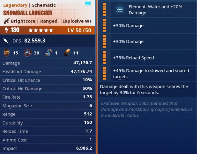 Snowball Launcher Water 5 Stars PL130 Max Perks 02.jpg