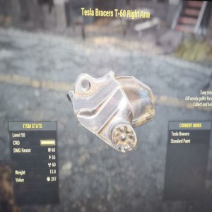 Tesla Bracers T60 Right Arm Level 50