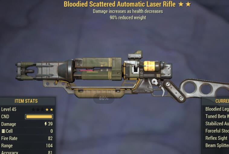 Bloodied 90RW Laser Rifle 2 Stars Level 45 PC 02.jpg