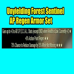 Unyielding Forest Sentinel AP Regen Armor Set 3 Stars PC