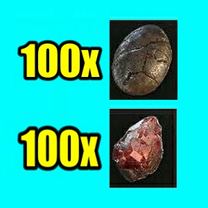 100x Shard of Agony 100x Mucus-Slick Egg